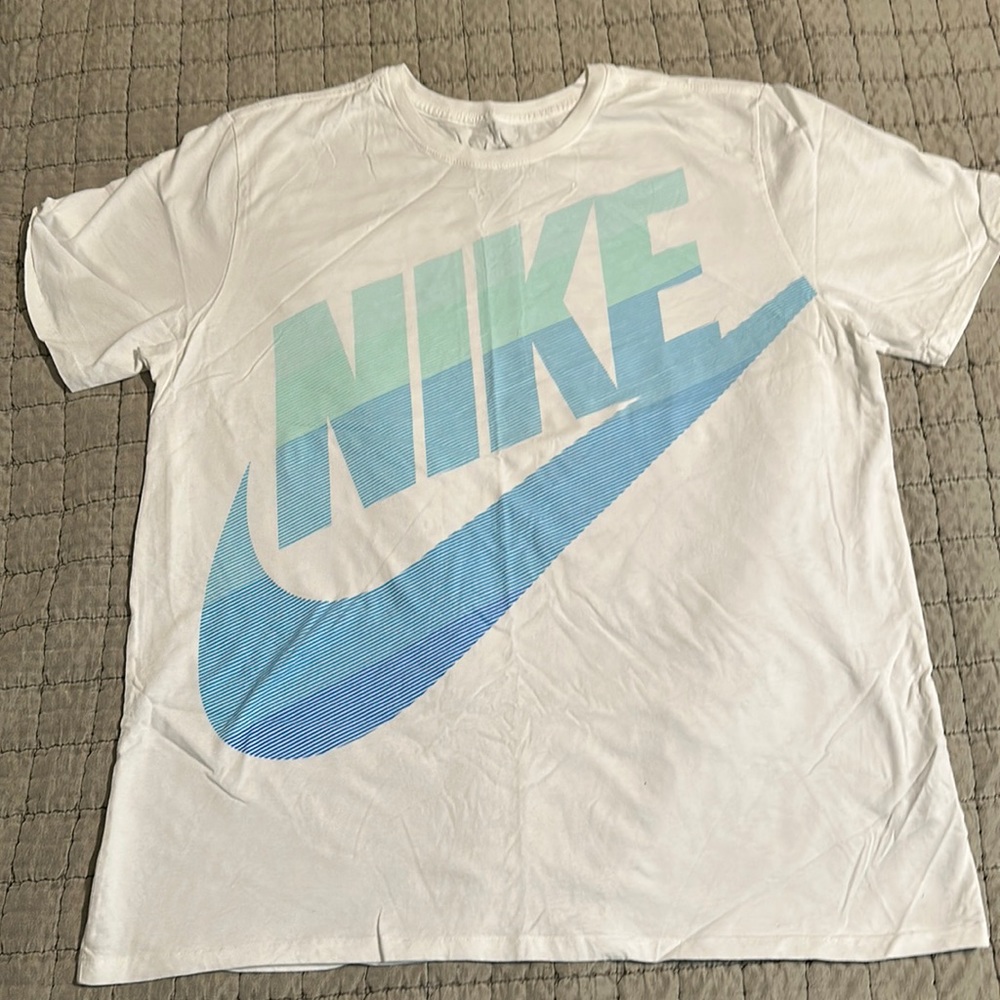 Nike t-shirt XXL White & Blue